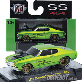 1970 Chevrolet Chevelle SS 1/64 – M2 Diecast – Metallic Lime Green