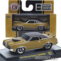 
              1970 Mercury Cougar Eliminator 1/64 – M2 Diecast – Brown
            
