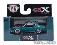 
              1970 Buick GSX 1/64 – M2 Machines – Teal/Black
            