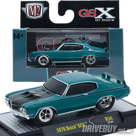 1970 Buick GSX 1/64 – M2 Machines – Teal/Black