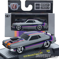 
              1970 Mercury Cougar XR7 1/64 – M2 Machines – Grey
            