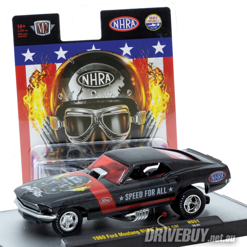 M2 1969 フォード・マスタング・ファニーカー (チェイスカー) M2 1969 Ford Mustang Funny Car NHRA 75th Anniversary 31500-HS66 1