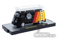 
              1960 VW Volkswagen Kombi Delivery 1/64 - M2 Diecast - Black Yellow
            