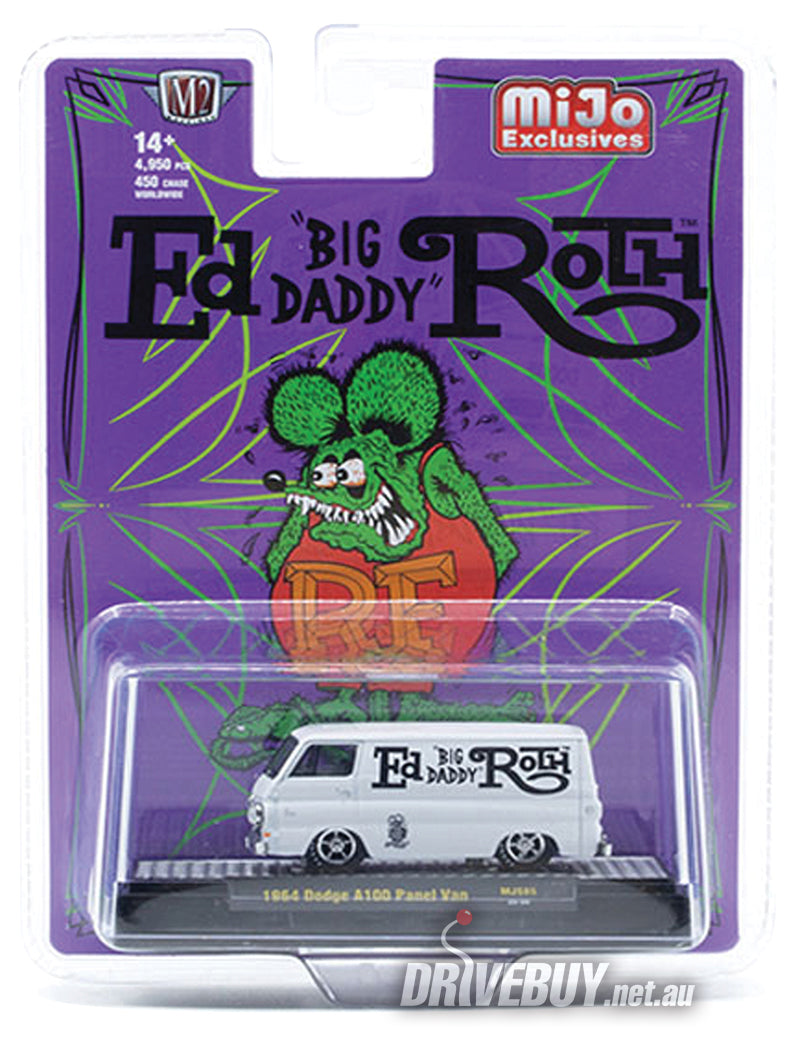 M2 Machines Ed Roth Rat Fink 1964 Dodge A100 Van 1/64| DriveBuy