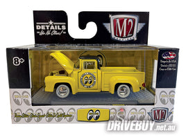 M2 MACHINES MOONEYES AREA 1 1956 FORD F100 PICKUP 1/64