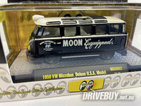 
              M2 MACHINES MOON EQUIPPED 1959 VW MICROBUS DELUXE KOMBI 1/64
            