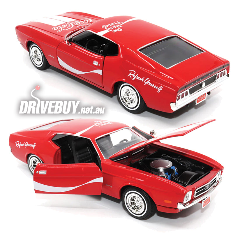 Matchbox 1/43 – Ford Boss Mustang 1970 – Coca Cola (Modèle YMC05/B-M)