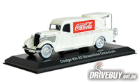
              1934 Dodge KH-32 Streamline Coca-Cola Fountain Truck 1/43 – Motor City Classics – White
            