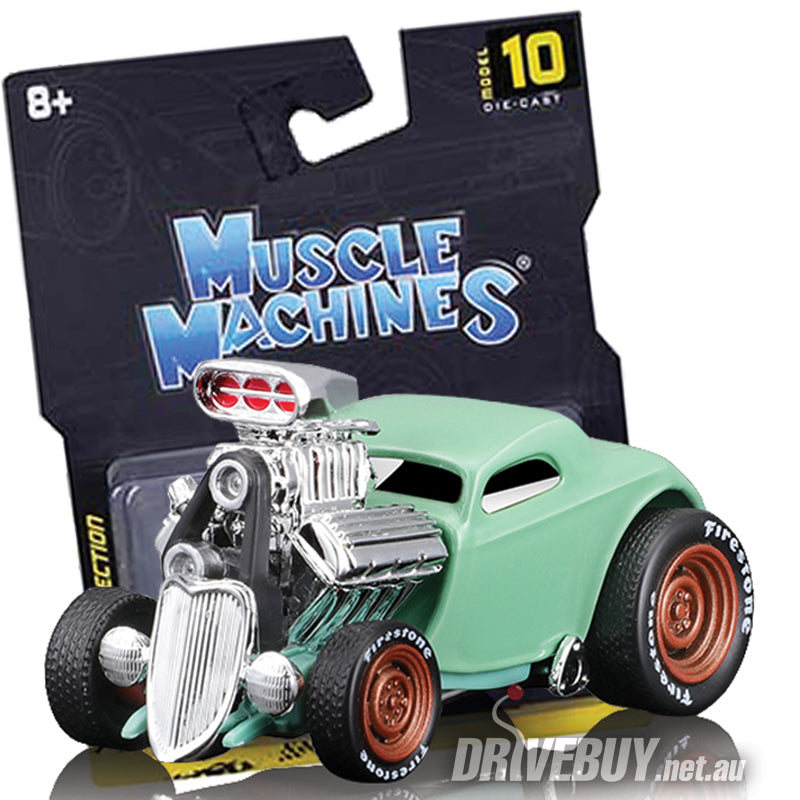 MUSCLE MACHINES 1933 FORD 3W COUPE 1/64| DriveBuy