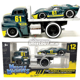 MUSCLE MACHINES 1950 FORD COE & 1966 FORD GT40 MKII 1/64