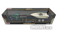 
              MotorMax 1937 Ford Pickup & Speedboat / Car Trailer 1/24
            