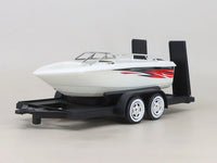 
              MotorMax 1941 Plymouth Pickup & Speedboat / Car Trailer 1/24
            