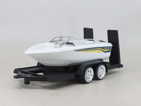 
              MotorMax 1956 Ford F100 Pickup & Speedboat / Car Trailer 1/24
            