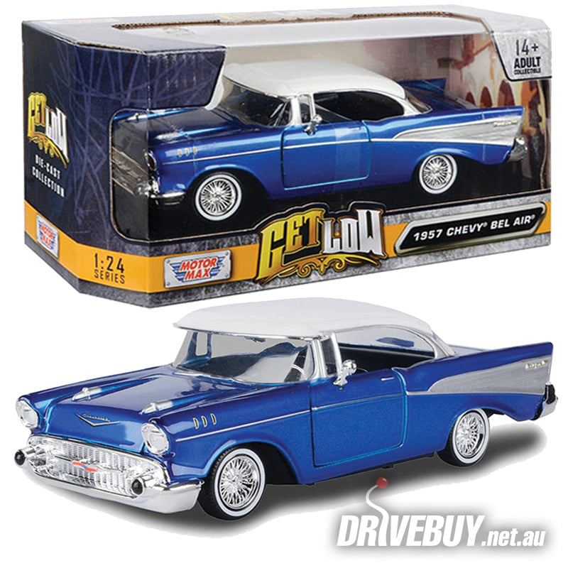 MotorMax Get Low 1957 Chevy Bel Air Coupe 1/24| DriveBuy