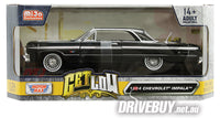 
              MotorMax Get Low 1964 Chevy Impala Coupe in Black 1/24
            