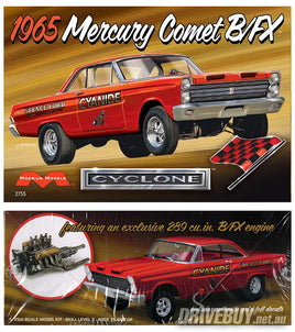 1965 Mercury Comet B/FX Cyclone 1/25 – Moebius Plastic Model Kit