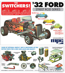 1932 Ford “The Switchers” Street Rod 1/25 – MPC Model Kit