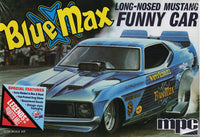 
              MPC Blue Max Long Nose Ford Mustang Funny Car Model Kit 1/25
            