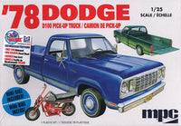 
              MPC 1978 Dodge D100 Custom Pickup + Mini Bike Model Kit 1/25
            