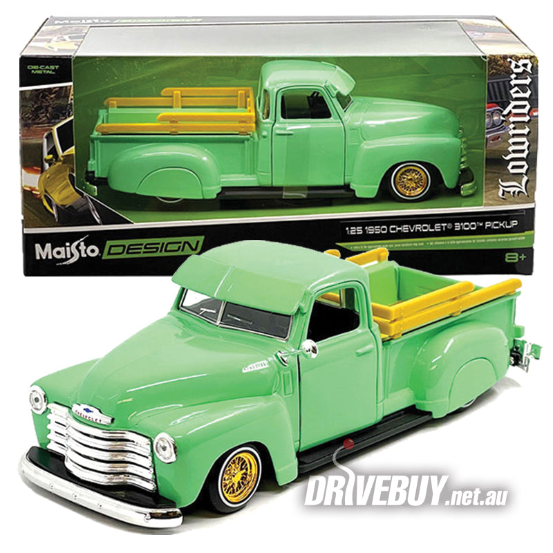 1950 Chevy Lowrider Pickup Truck 1/25 (1/24) - Maisto Diecast