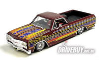 
              1965 Chevrolet El Camino Lowrider 1/25 (1/24) – Maisto Design – Candy Red
            