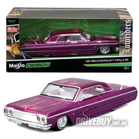 
              Maisto Design 1964 Chevy Impala SS Lowrider in Purple 1/26 (1/24)
            