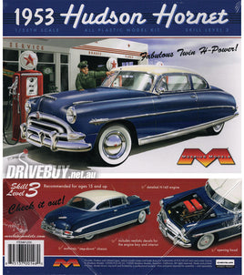 1953 Hudson Hornet Fabulous Twin H-Power 1/25 - Moebius Model Kit