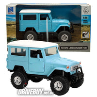 
              Toyota Land Cruiser FJ40 1/24 - New Ray Diecast - Blue
            