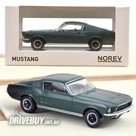 1968 Ford Mustang Fastback Bullitt Movie 1/43 - NoRev Diecast - Green