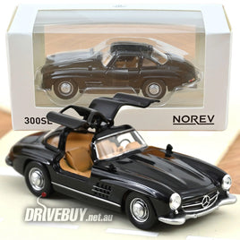 1954 Mercedes Benz 300SL Gullwing 1/43 - NoRev Diecast - Black