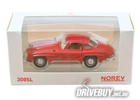 
              1954 Mercedes Benz 300SL Gullwing 1/43 - NoRev Diecast - Red
            