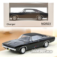 
              1968 Dodge Charger R/T Bullitt Movie 1/43 - NoRev Diecast - Black
            
