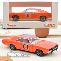 
              1968 Dodge Charger Dukes of Hazzard General Lee 1/43 - NoRev Diecast - Orange
            
