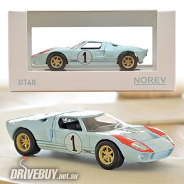 1966 Ford Shelby GT40 No.1 1/43 – NoRev – Blue Orange