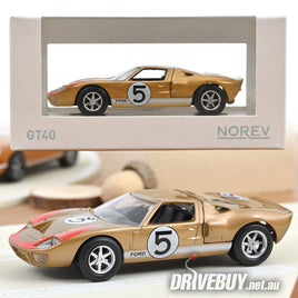 1966 Ford Shelby GT40 No.5 1/43 – NoRev – Gold
