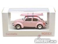 
              1973 Volkswagen Beetle with Surfboards 1/43 – NoRev – Pink
            