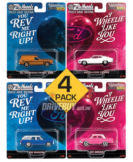 Holden HJ EH Ford XA XW.. OzWheels FSD Valentines Day Set of Four