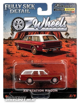 1969 Ford XW Falcon GS Wagon 1/64 - OzWheels Diecast - Copper Brown
