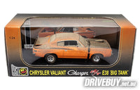 
              1971 Chrysler Valiant Charger R/T E38 Big Tank 1/24 – Oz Legends – Vitamin C Orange
            