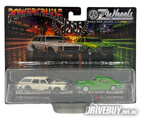 
              Holden HQ Elvis Sedan & Swaggin Wagon Twin Pack 1/64 – OzWheels – Green & White
            