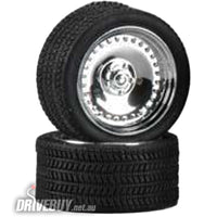 
              CL Chrome Rims 19" Wheel and Tyre Set 1/24 - Pegasus Model Products #1285
            