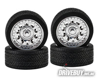 
              Magnum Chrome Rims 19" Wheel and Tyre Set 1/24 - Pegasus Model Products #1286
            