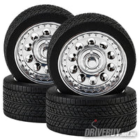 
              Magnum Chrome Rims 19" Wheel and Tyre Set 1/24 - Pegasus Model Products #1286
            