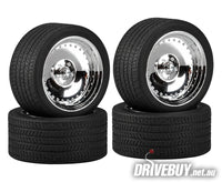 
              CL Chrome Rims 23" Wheel and Tyre Set 1/24 - Pegasus Model Products #2311
            