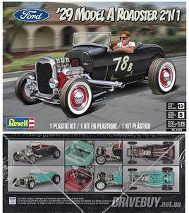 Revell 1929 Model A Ford Roadster 2'n'1 Kit 1/25