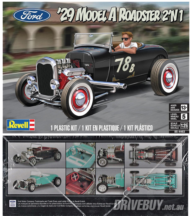 Revell 85-4463 '29 Model A Roadster 2'n1 - Grootste Modelbouwwinkel Van Europa