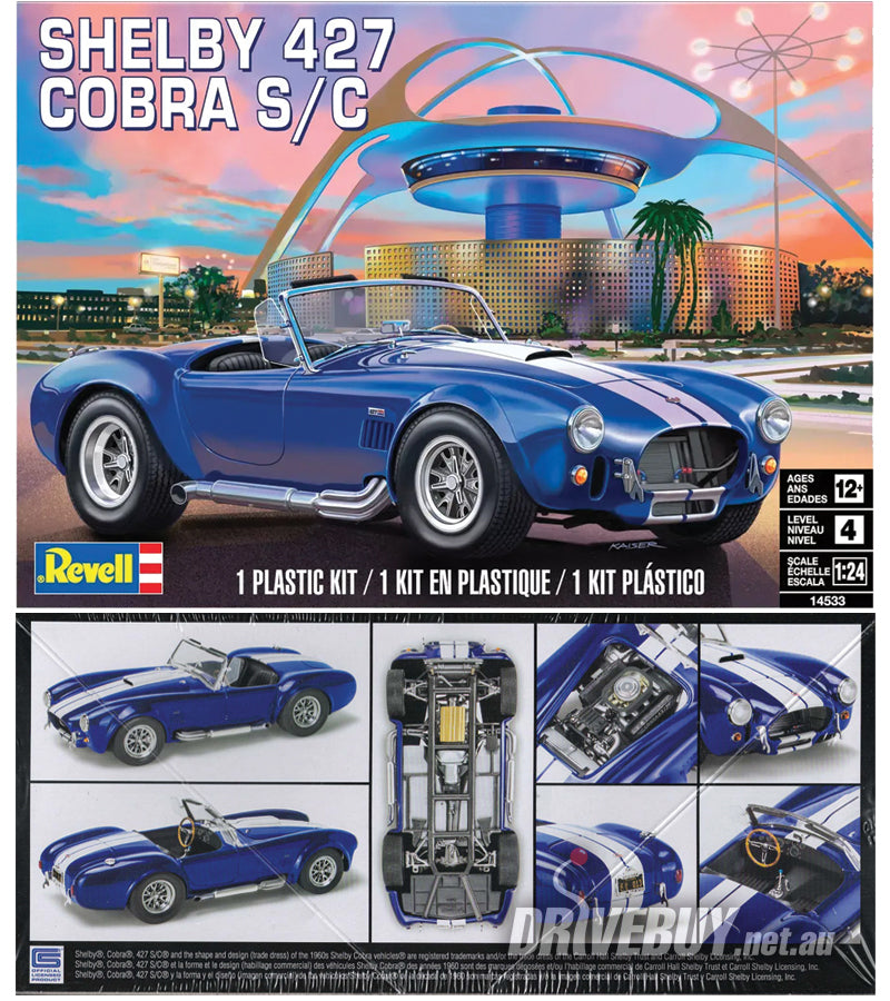 Revell Shelby 427 Cobra S/C Model Kit 1/25| DriveBuy