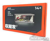 
              Black & White Grid Exhibition Hall Diorama 1/64 – SCJ Mini Scenes
            