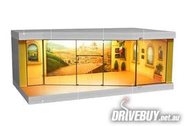Italian Style Street Exhibition Hall Diorama 1/64 – SCJ Mini Scenes