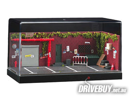 Japanese-Style Garage Diorama 1/64 – SCJ Mini Scenes